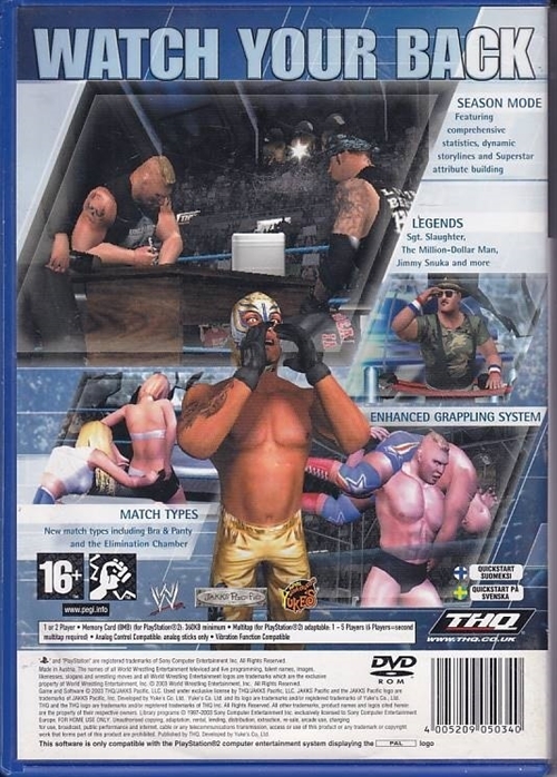 WWE SmackDown Here Comes The Pain - PS2 (B Grade) (Genbrug)